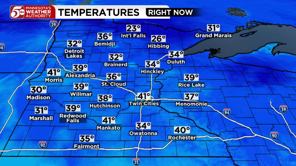 Thursday weather: Mostly sunny and cool temps — KSTP 5 — Gopher